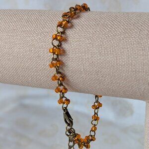 Autumn Ember Chain Bracelet